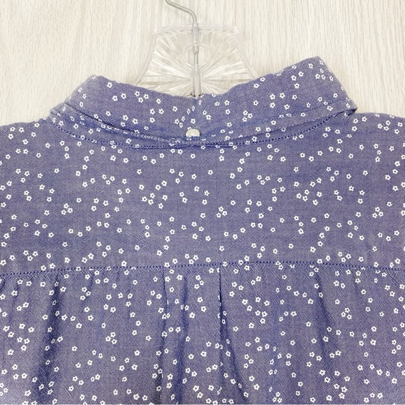 Bonobos | Blue & White Star Polka Dot Button Down Dress Shirt Size Large - Picture 11 of 13